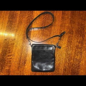 Black Coach Crossbody Bag EUC